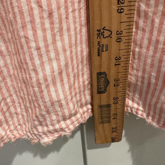 Tommy Bahama Dress Women XS Linen Sleeveless Striped Pockets Resort Coastal - Picture 9 of 12